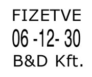 D 28b dátumbélyegző