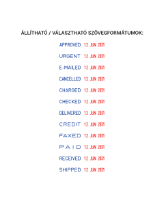 COLOP Printer S 120/WD angol dátumbélyegző
